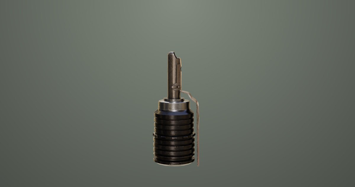 10 Grenades Single Mat URP HDRP Textures