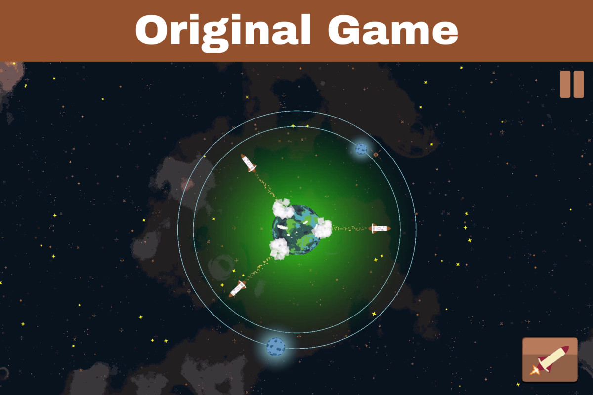 Orbital Escape Game Template - Launch Rockets
