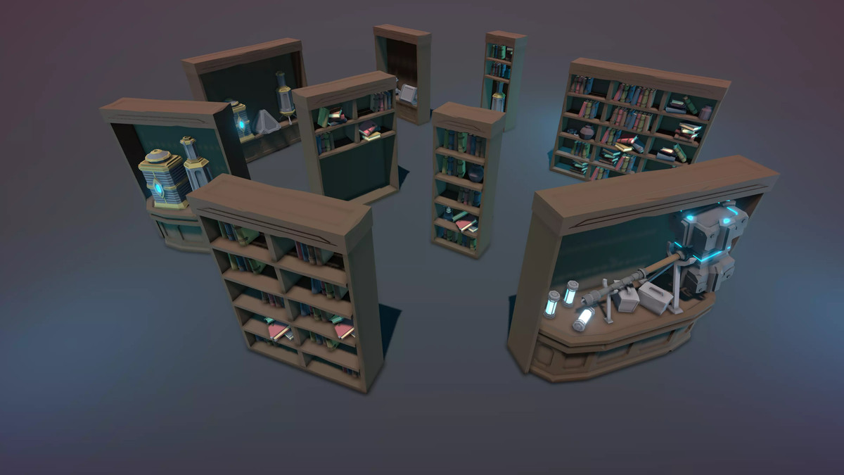 STYLIZED Low Poly Fantasy Bundle Vol. 2