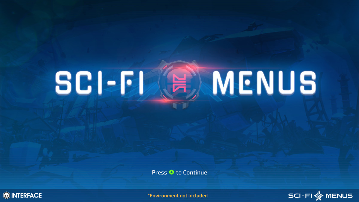 Sci-Fi Menus - Synty INTERFACE - GUI