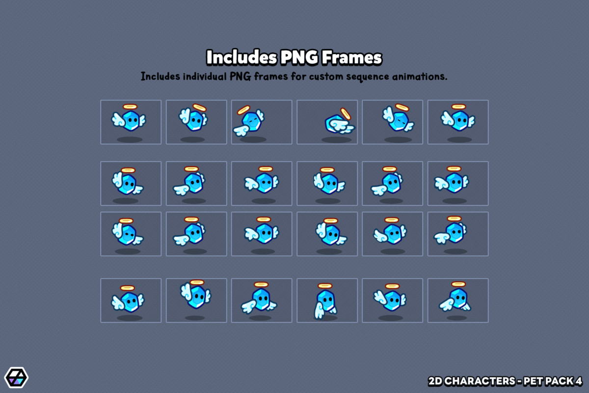 2D Characters - Pet Pack 4