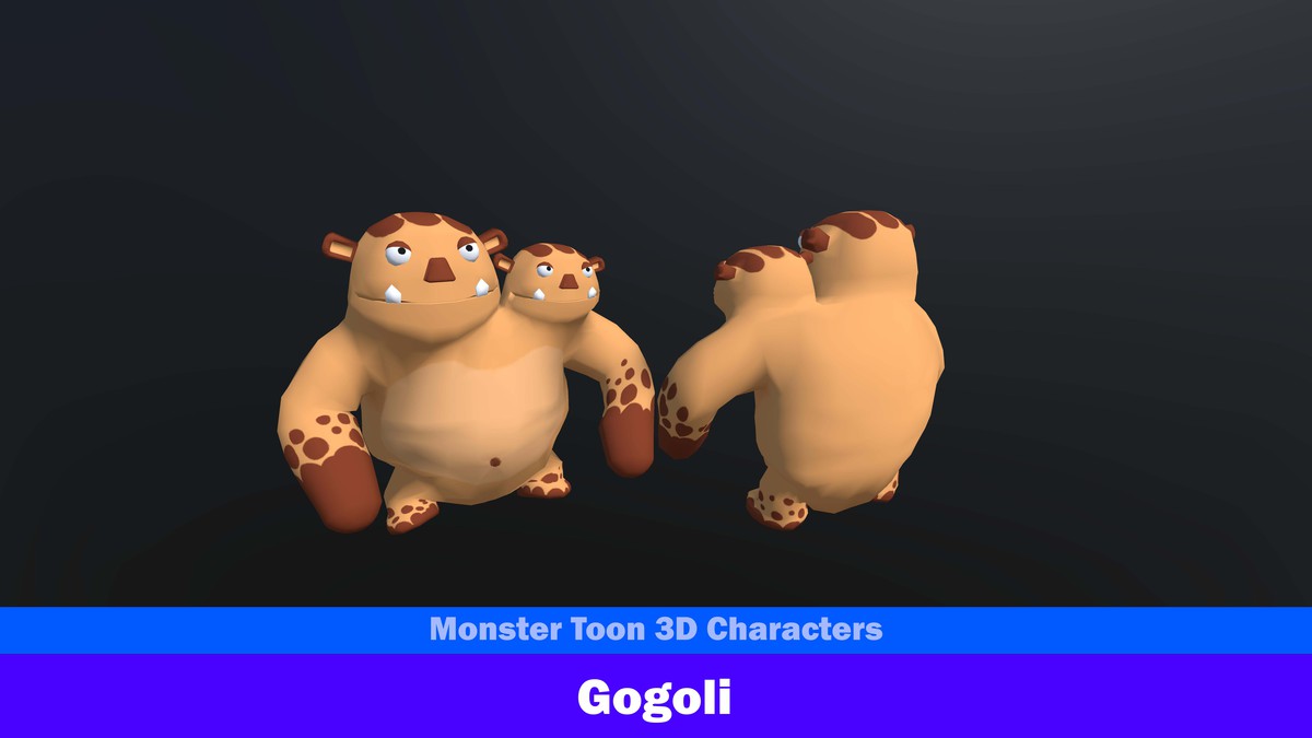 Monster Toon 3D Characters