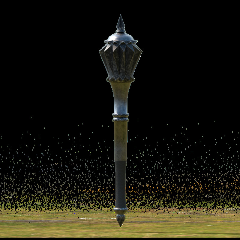 Modular Melee Mace Pack | Low Poly Stylized Melee Weapon Procedural Parts Pack