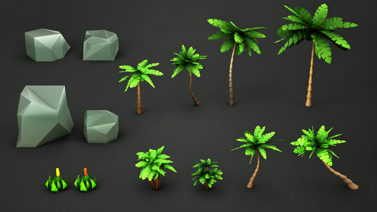 Tropical Island & Underwater Environment - Mini World Studio
