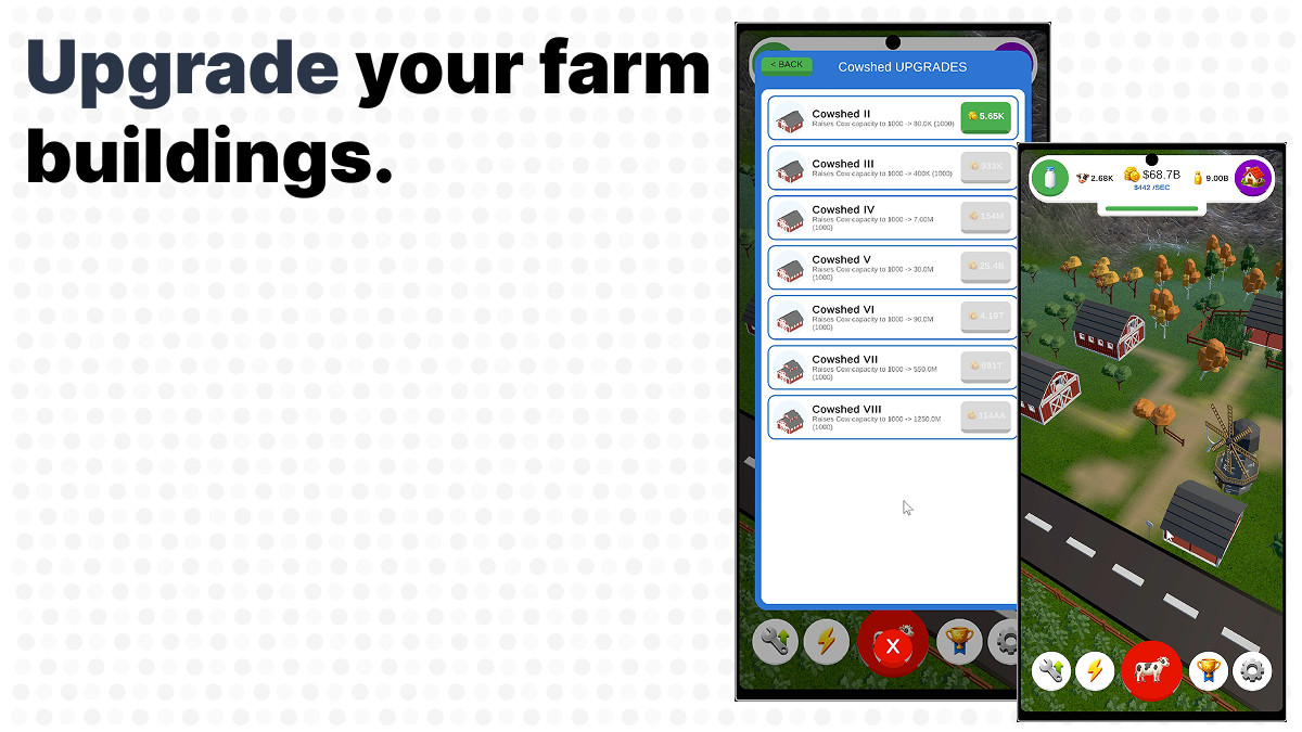 Milk Inc. - Complete Idle Game Template