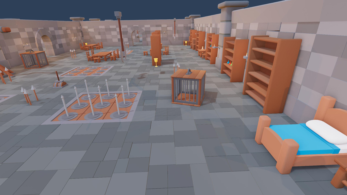 Modular Dungeon - Stylized Low Poly Asset Pack by Ake