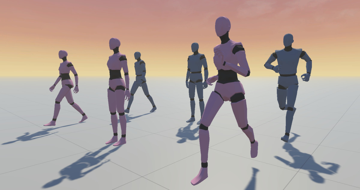 Human Idle/Walk/Run/sprint (Unarmed)
