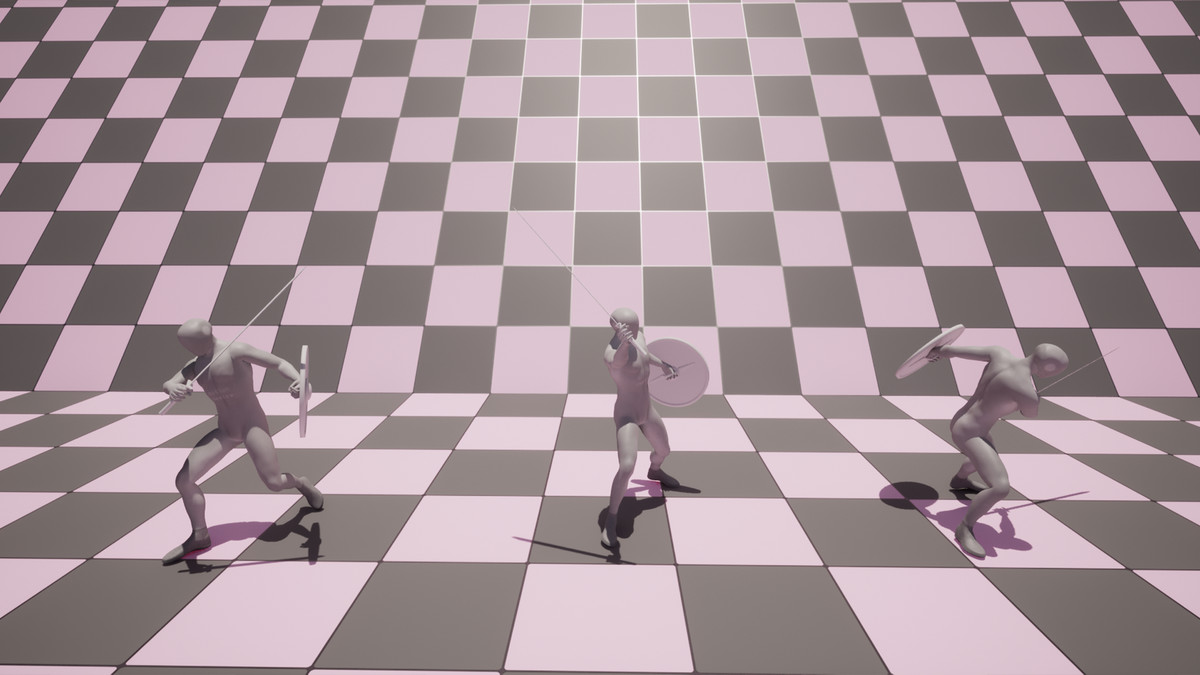 Knight Sword Fight Anim Set