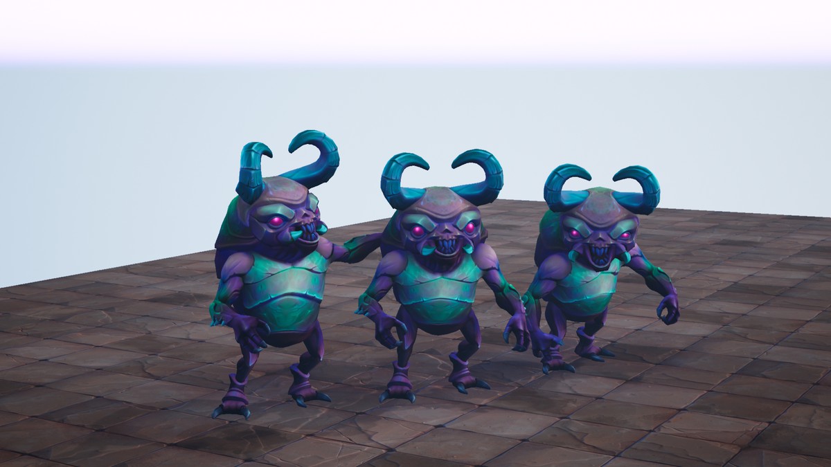 Stylized Fantasy Humanoid Scarab