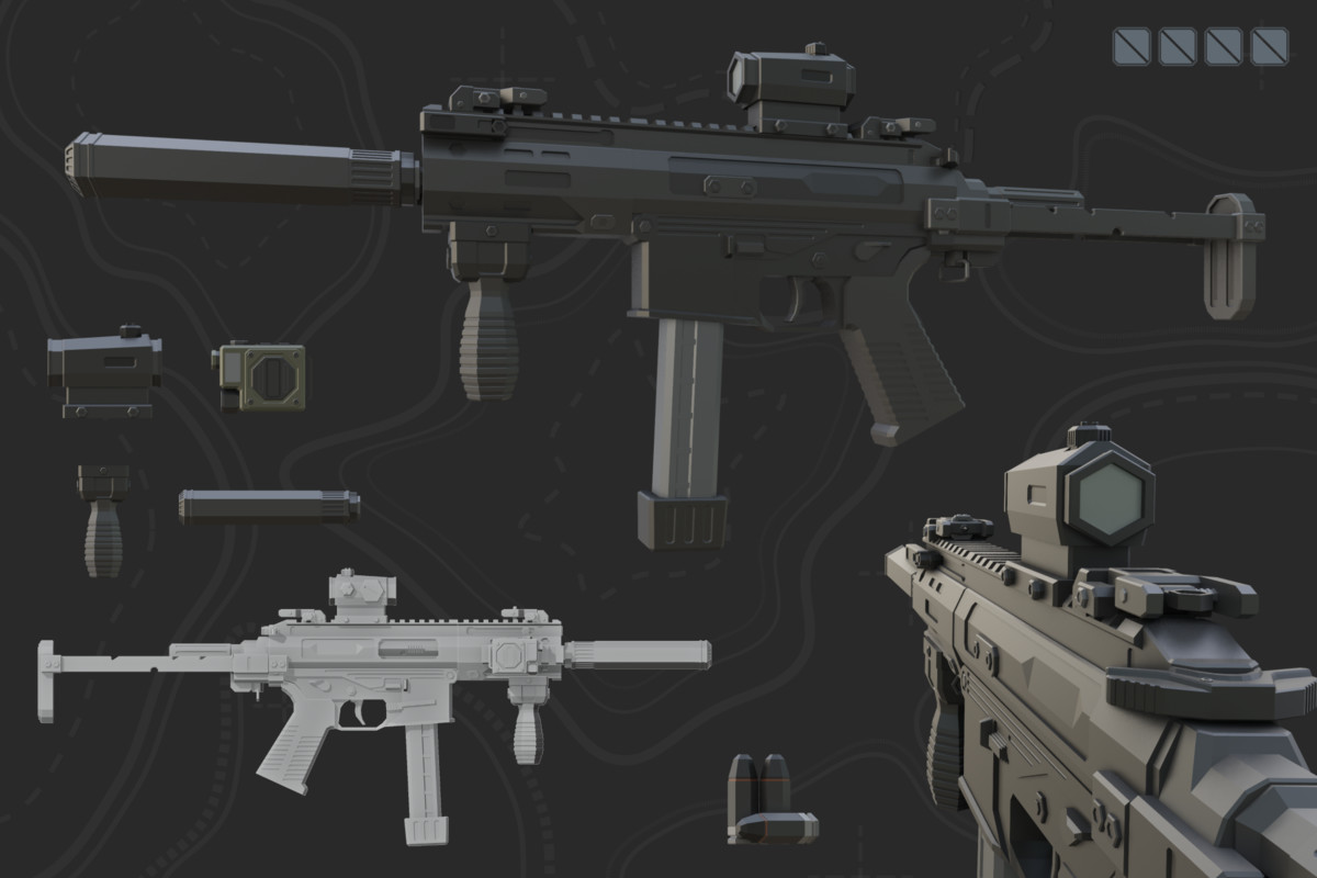 Low Poly Weapon Bundle Pack V
