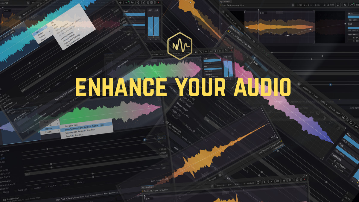 NyxAudio Waveform Editor