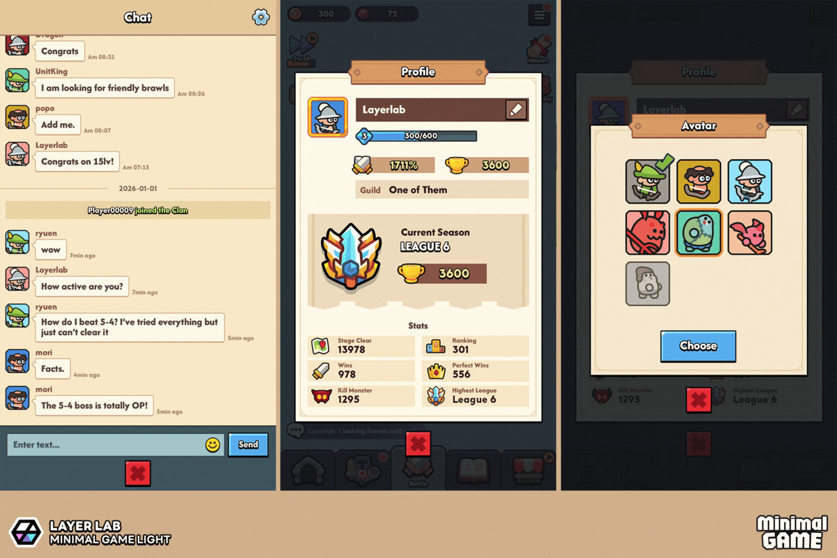 GUI Pro - Minimal Game Light