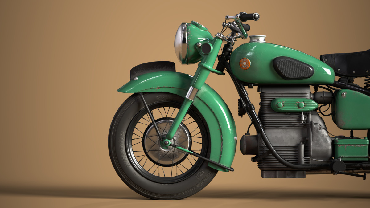 Retro Motorcycle