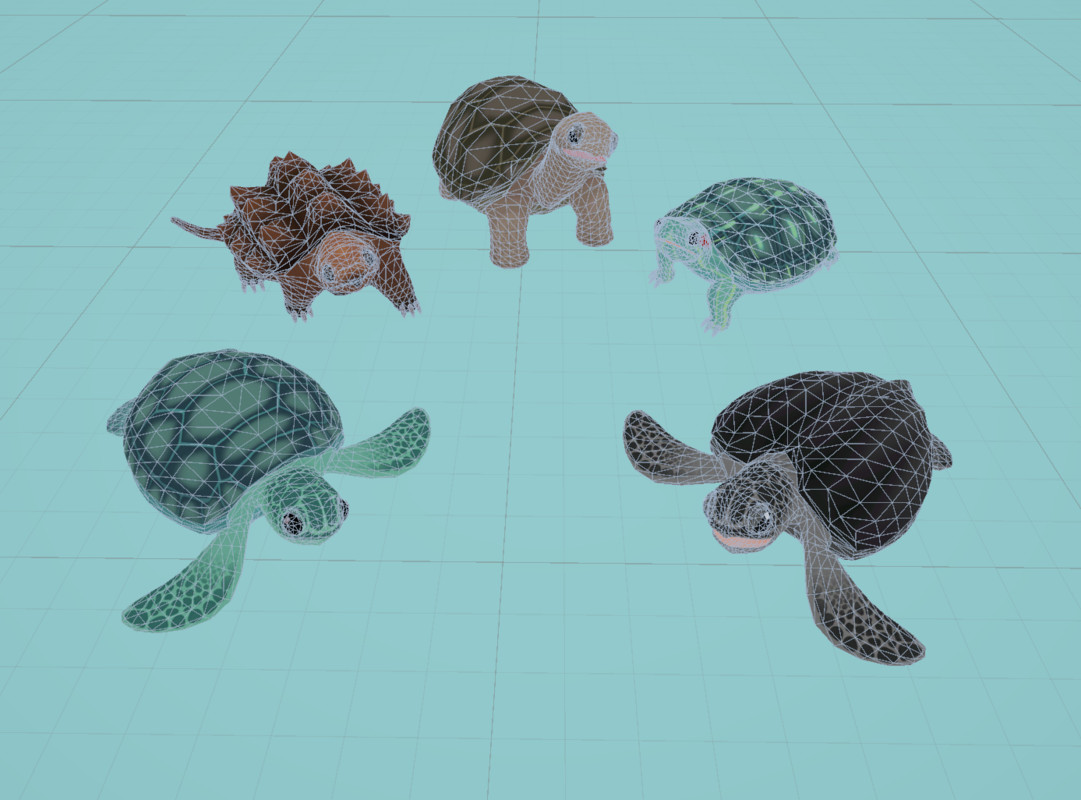 Stylized Turtle Animation Pack– FAUNA