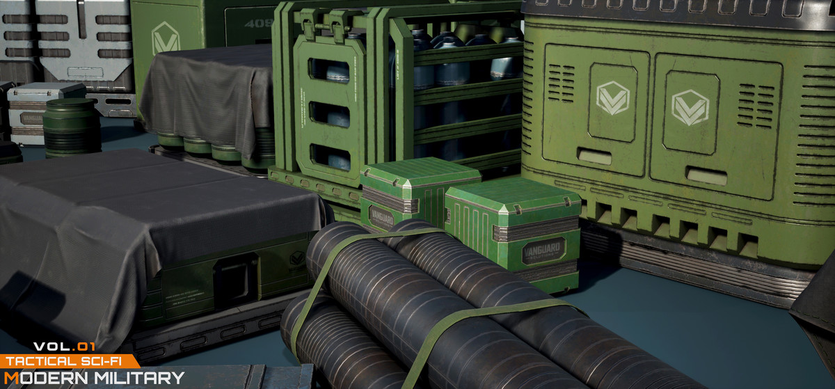 Tactical Sci-Fi: Modern Military Props Vol.01