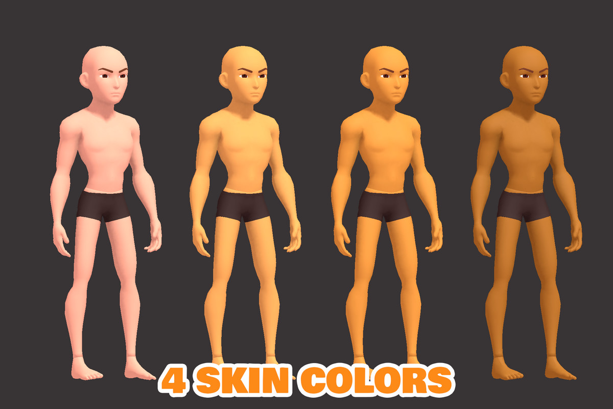 Stylized Battle Royale Characters