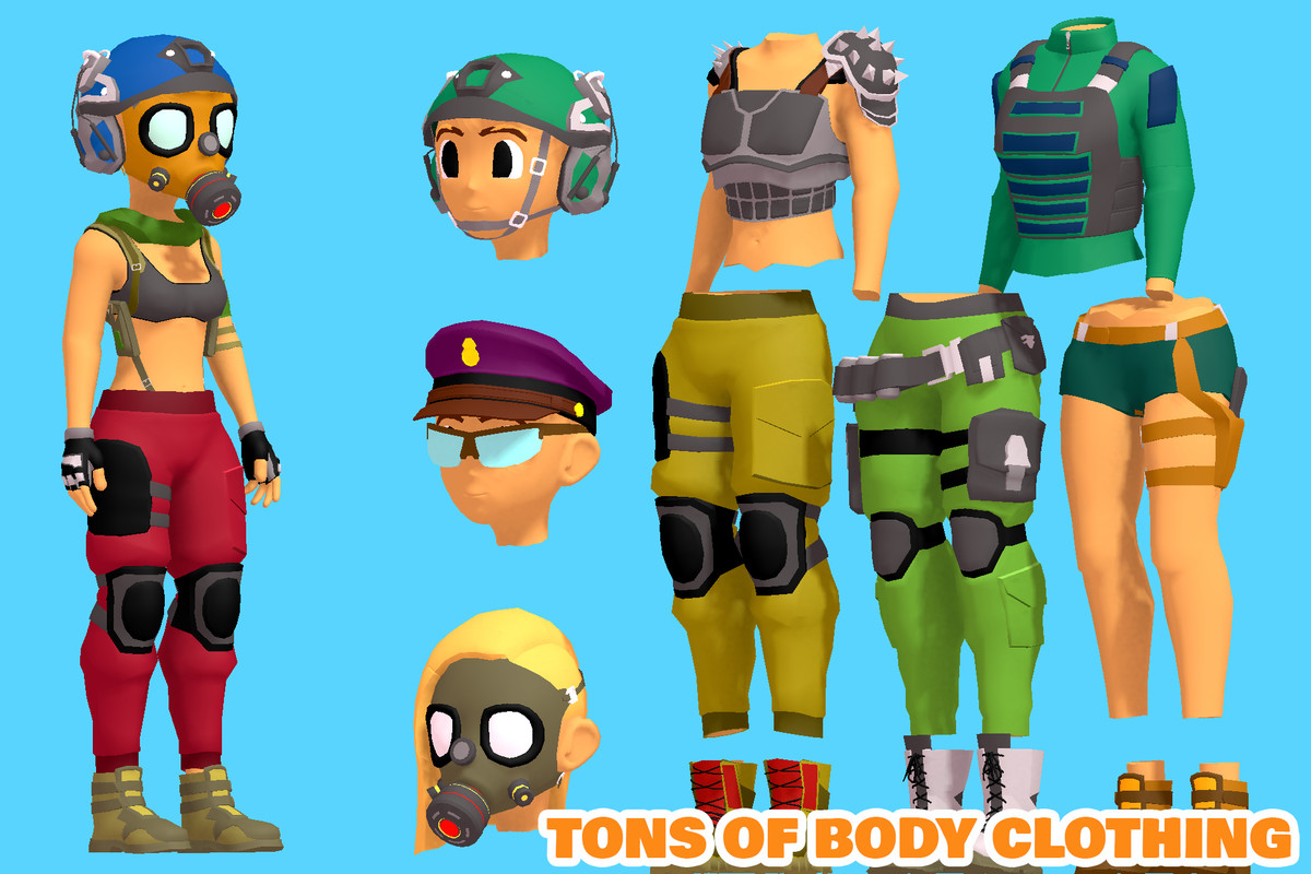 Stylized Military Characters