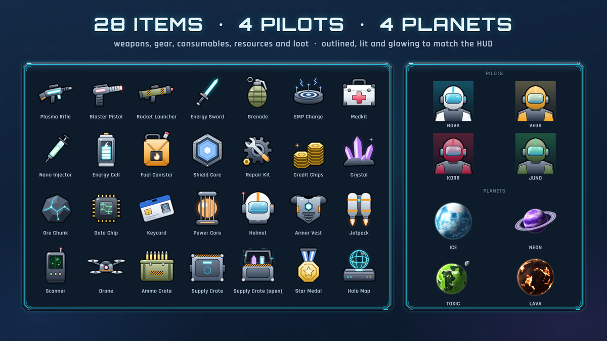 Sci-Fi HUD & UI Kit