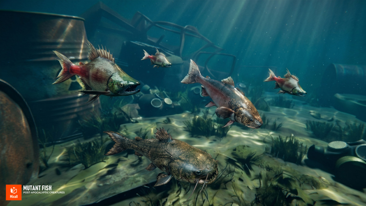 Mutant Fish - Post‑Apocalyptic Creatures