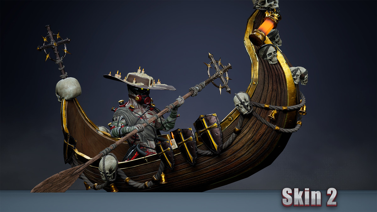 Fantasy Cyborg Boatman