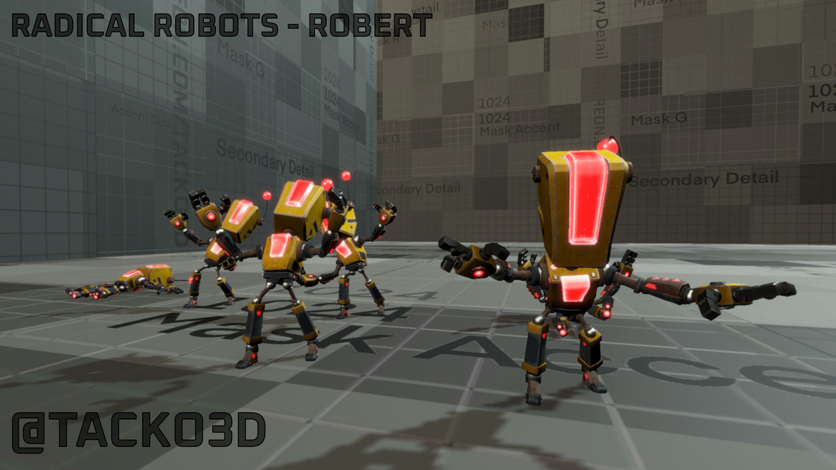 Radical Robots Pack - Customizable Robot TRIPLE PACK