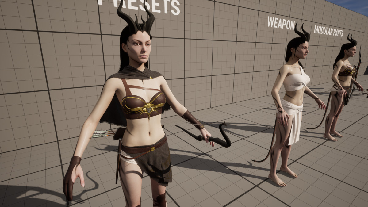 Fantasy Demones Archer