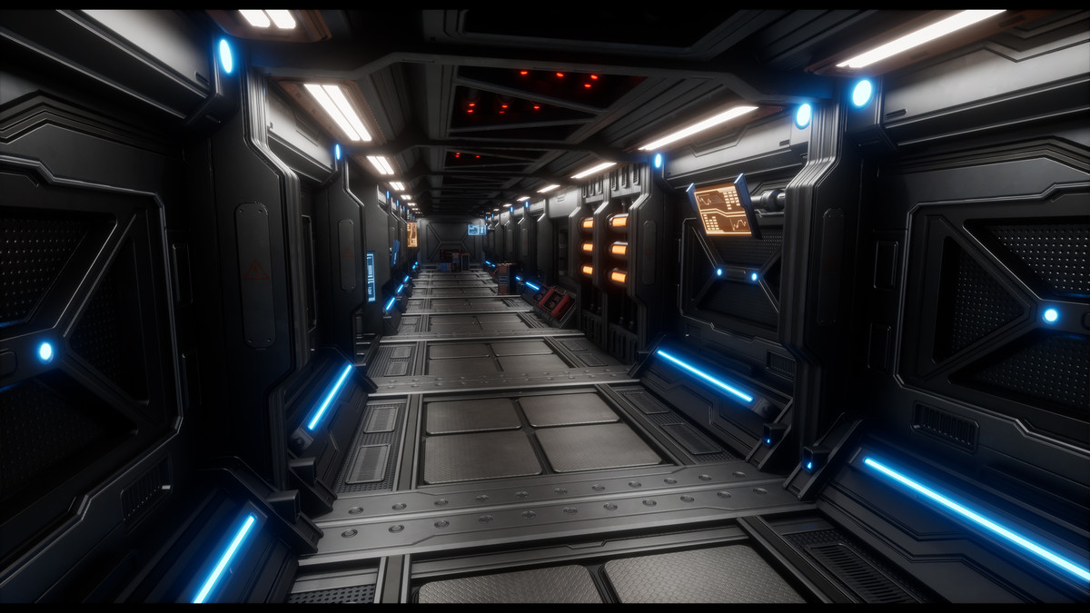Sci Fi Hallway