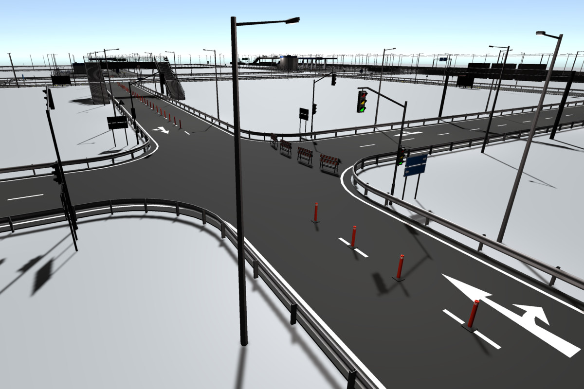 Low Poly Urban Traffic Pack