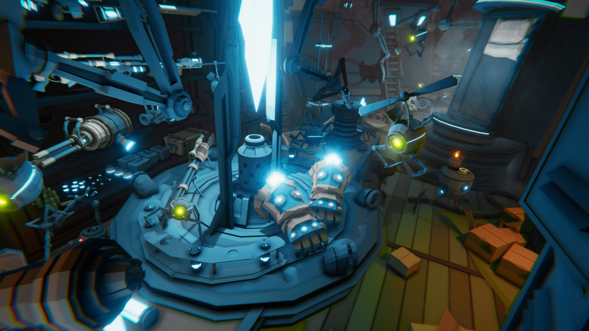 STYLIZED Fantasy Magitech Laboratory - Low Poly 3D Art