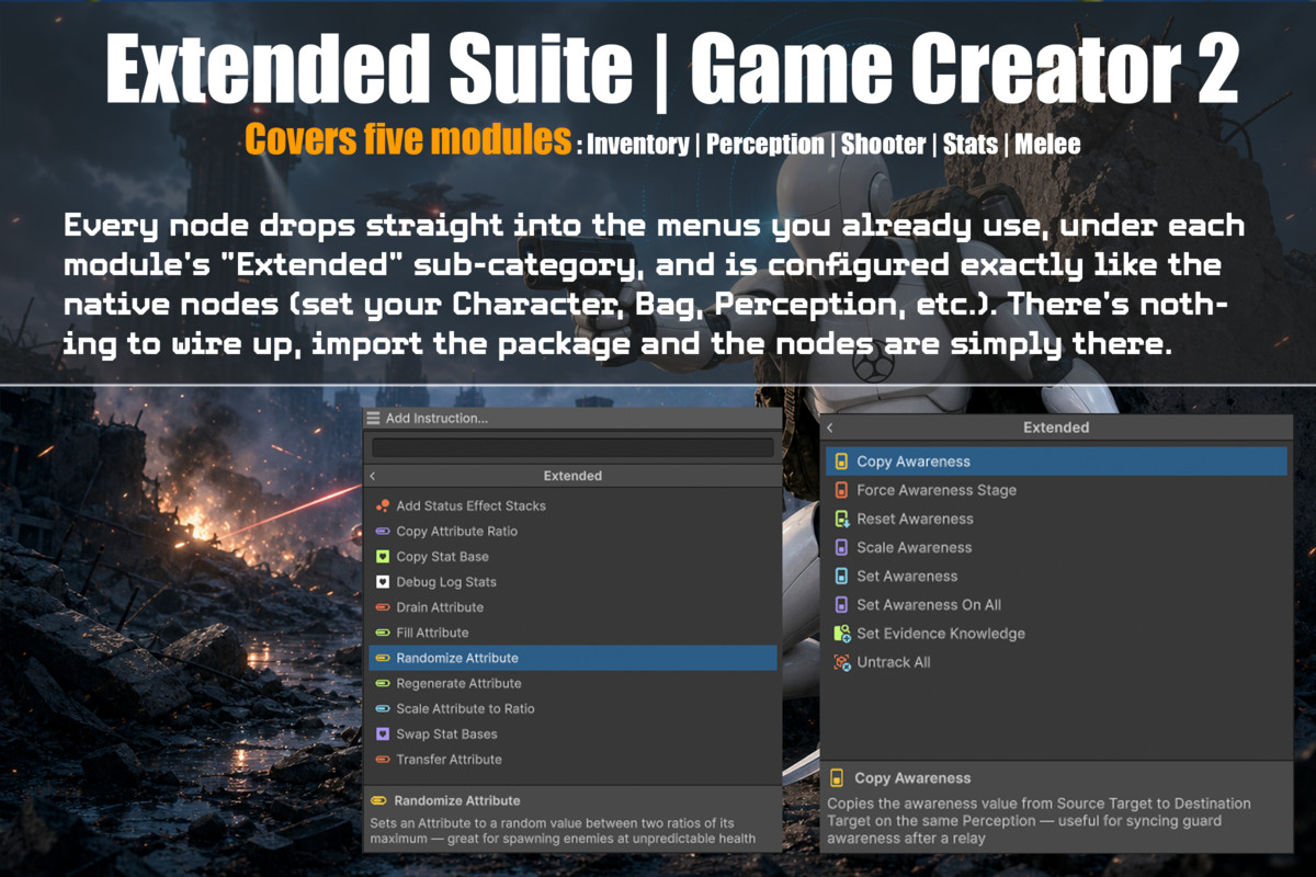 Extended Suite | Game Creator 2