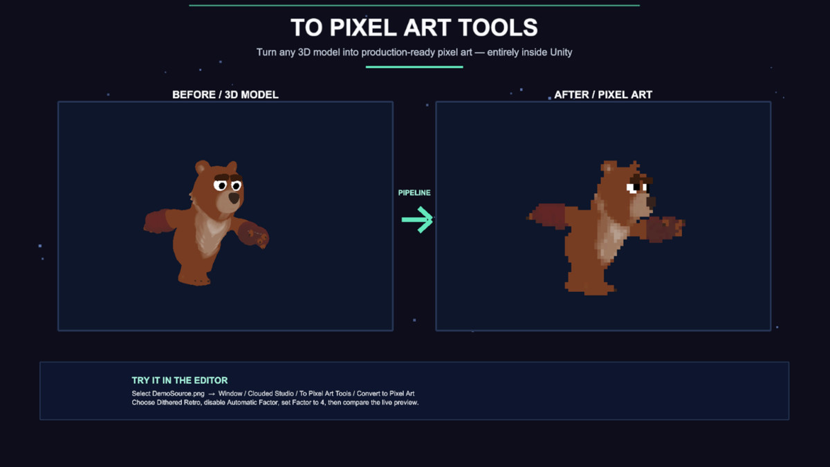 To Pixel Art Tools (3D & Images)