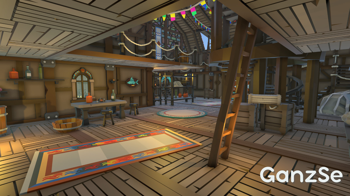 GanzSe Fishing Harbor - Stylized Low Poly Environment