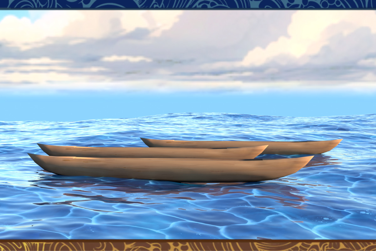 Papua Traditional Canoe