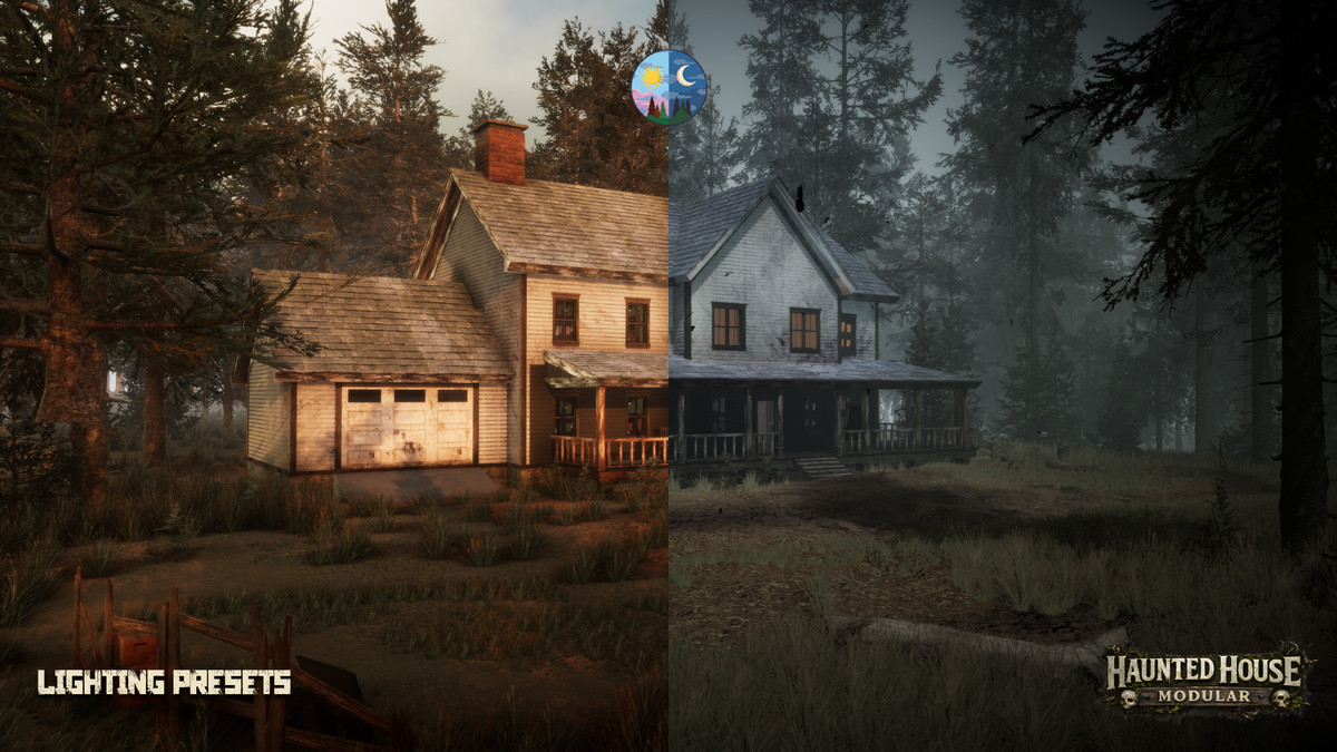 Modular Haunted House (Modular House, Haunted House, House, Home, Modular)