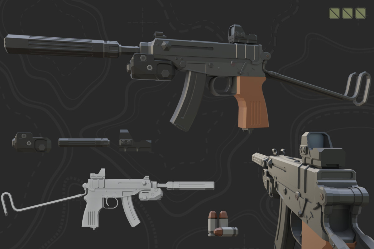 Low Poly Weapon Bundle Pack V