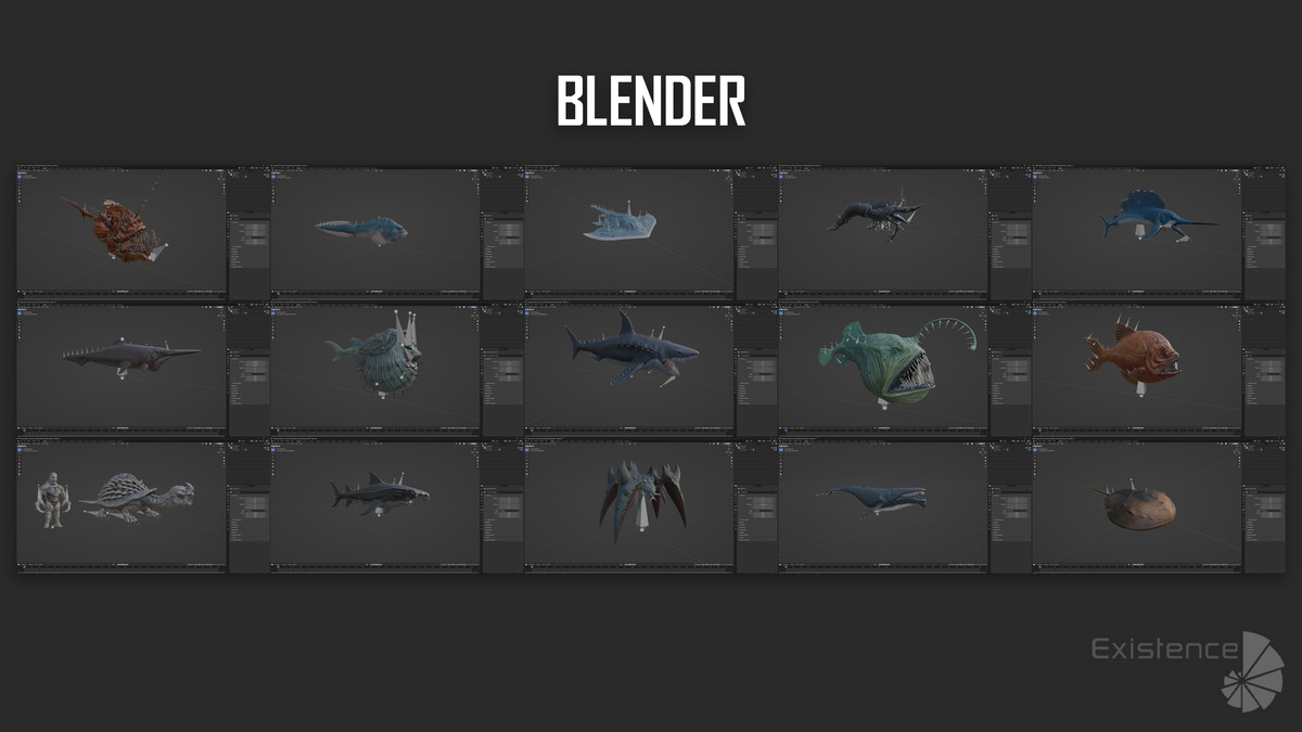 15 In 1 Bundle - Underwater Creature Fish