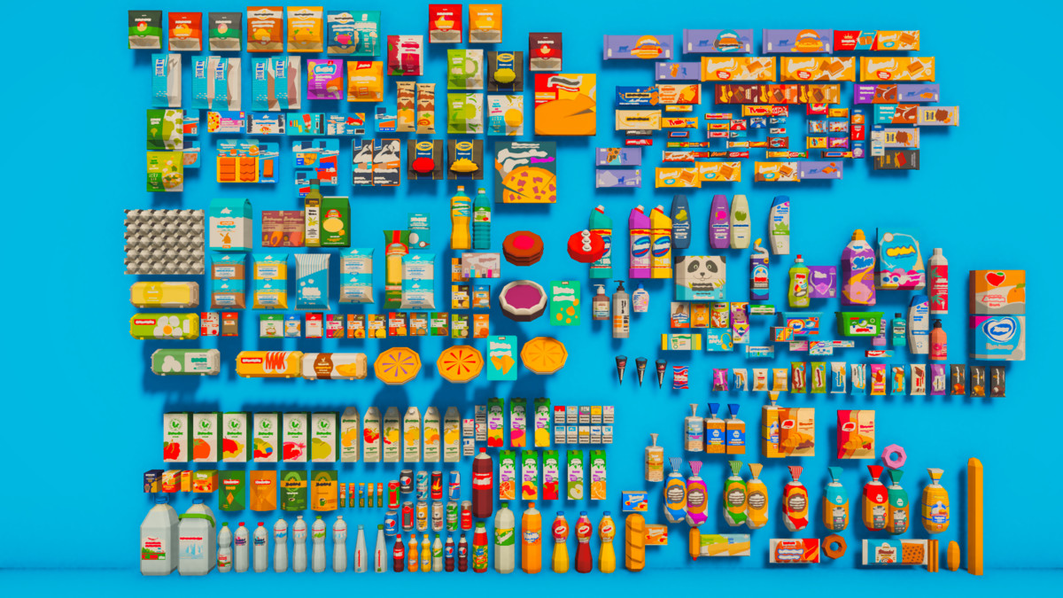 Low Poly Mini Market