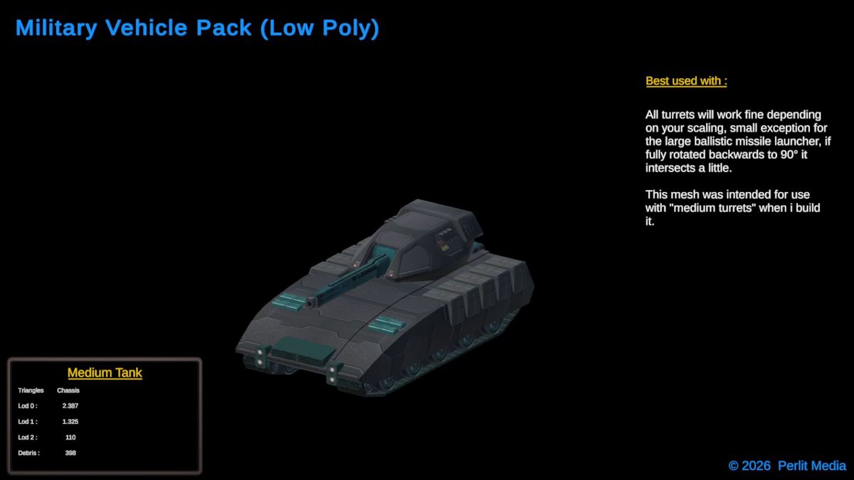 3D Military Vehicle Pack (LowPoly)