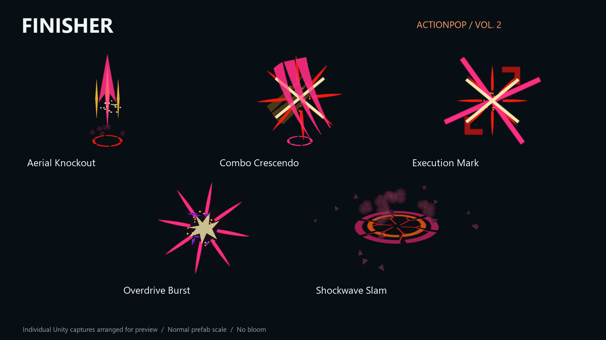 ActionPop – Stylized Gameplay VFX Pack Vol. 2
