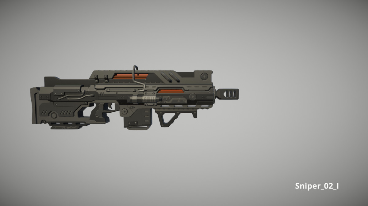 Cyberpunk Armory - Low Poly