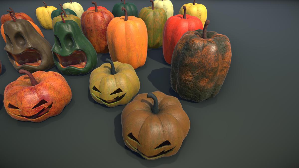 Halloween Pumpkins - Burnable Edition