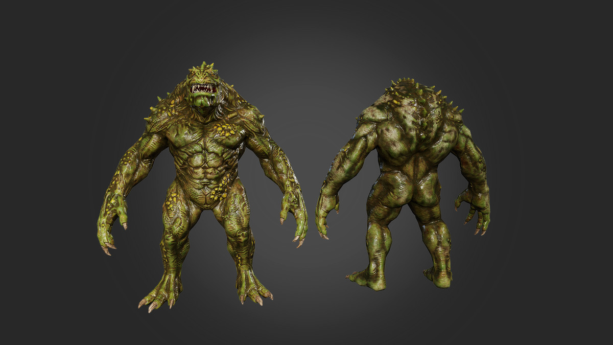 Swamp monster creature