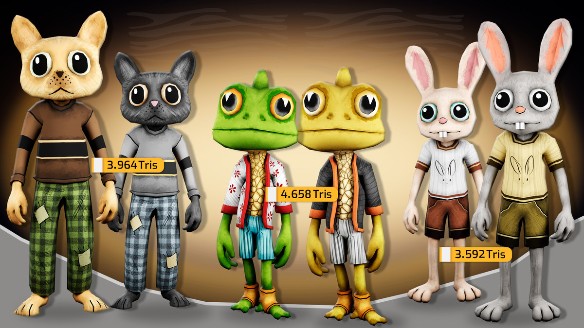 Stylized Humanoid Animal collection 1