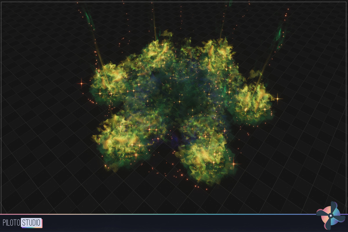 Realistic Fire Spirits Magic VFX