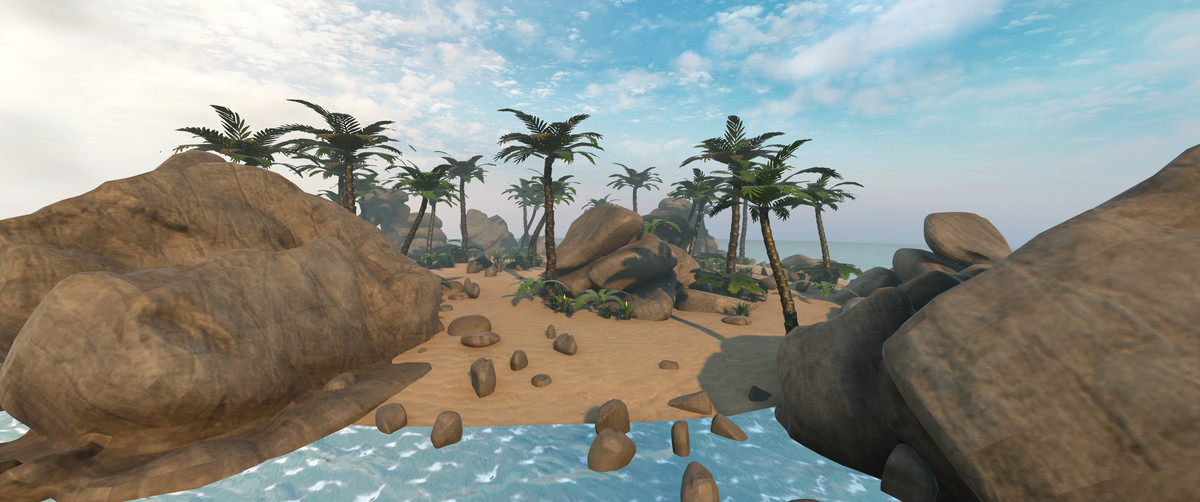 Realistic Beachfront Nature Island 4 Asset Package