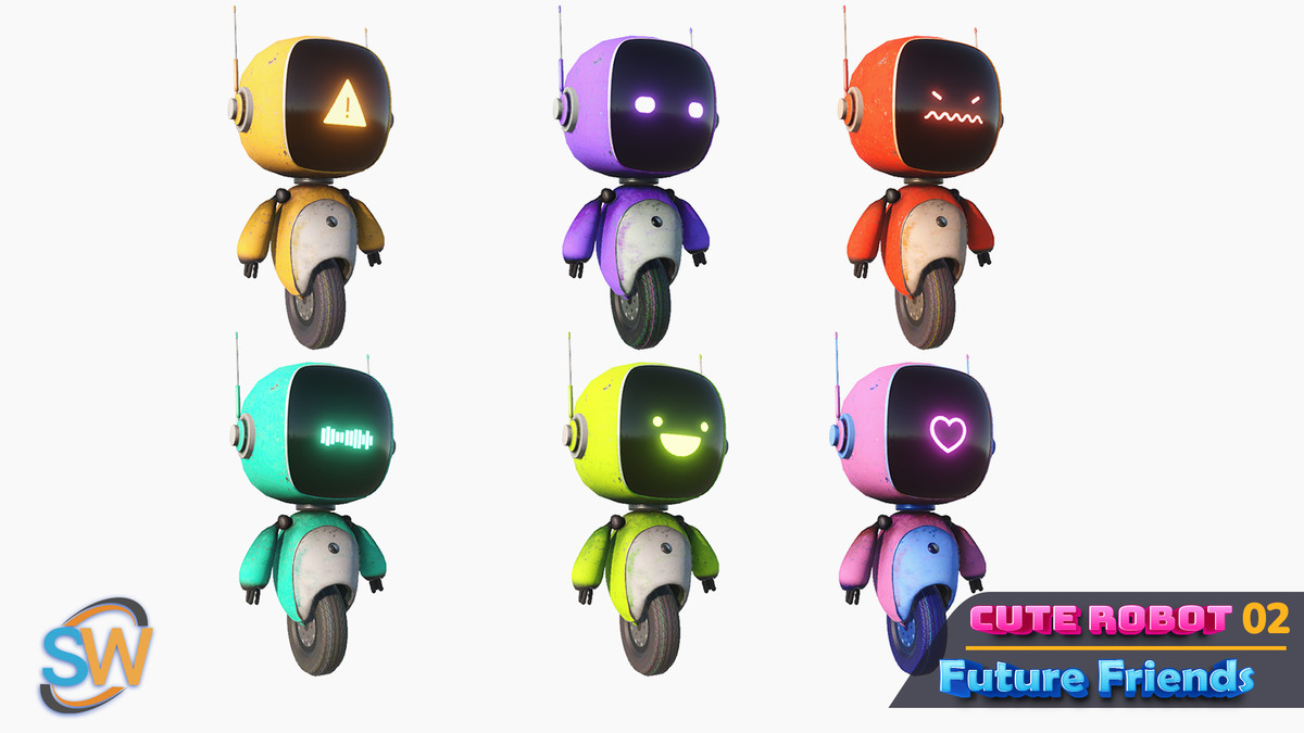 Cute Robot 02 – Future Friends