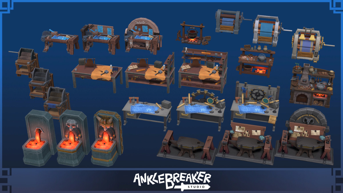 Stylized Workbenches | MEGAPACK#2