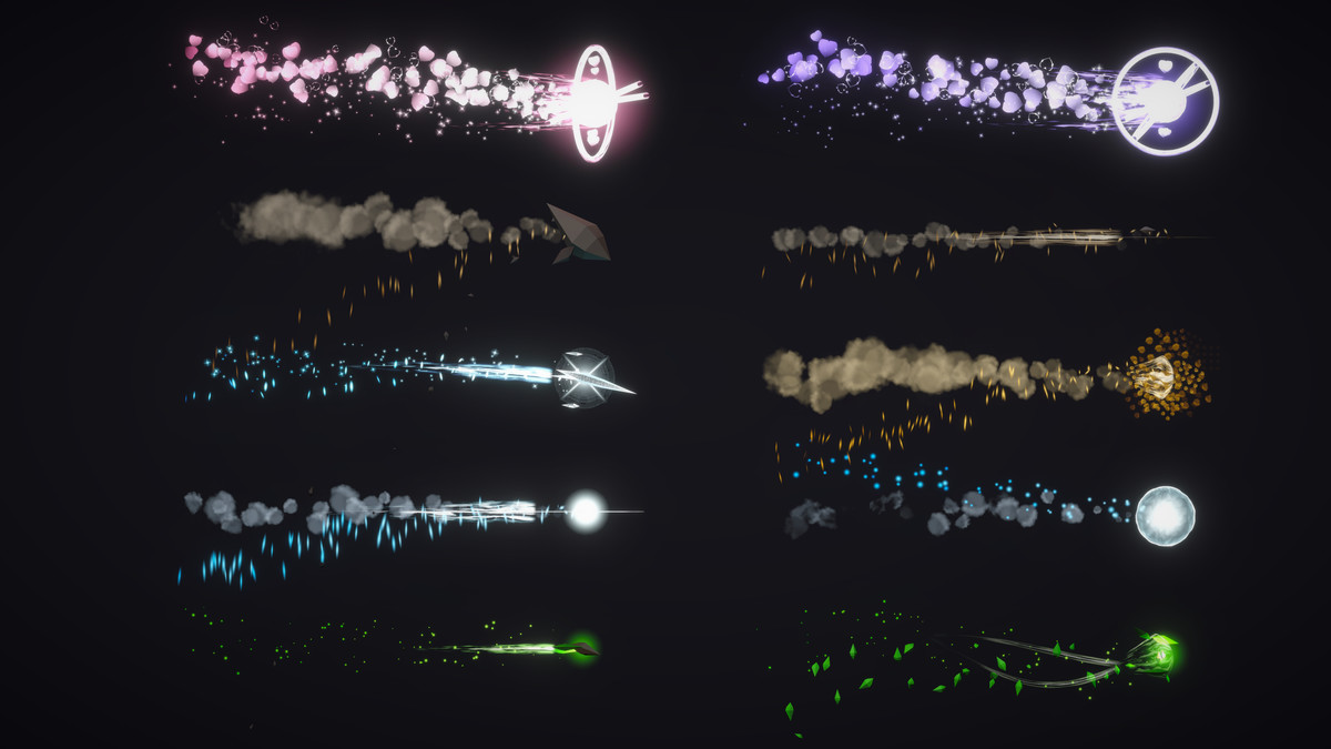 ProjectileFX – 60 Stylized Spell