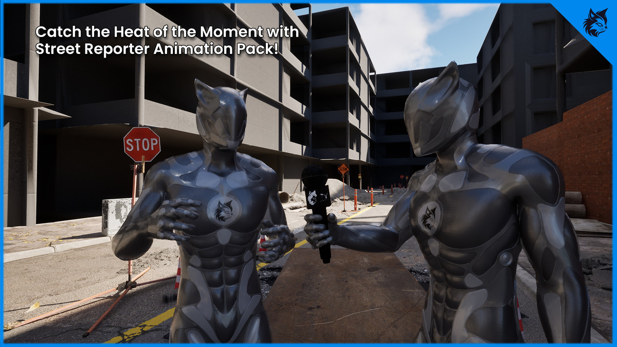 Street Reporter Animation Pack