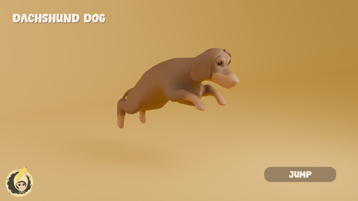 Animated Dachshund Dog